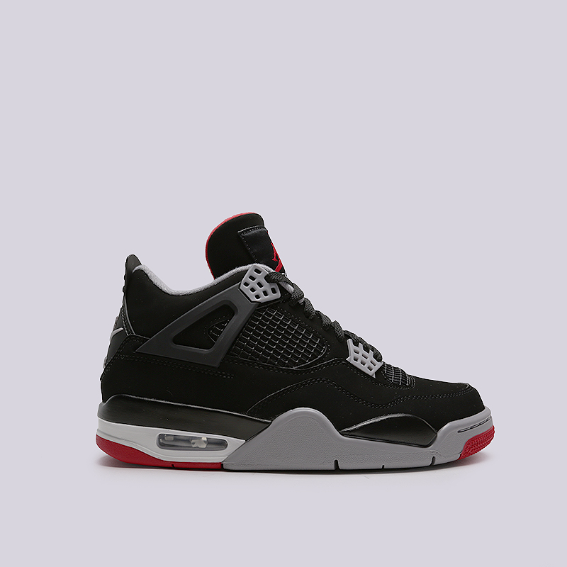 мужские черные кроссовки Jordan 4 Retro 308497-060 - цена, описание, фото 1